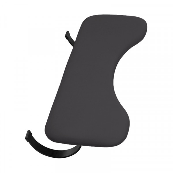 ergonomische Armauflagen für schreibtische computertische pc-tische stehpulte hier in anthrazit schwarz AA-R0-02